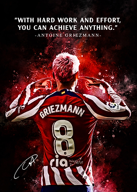 Antoine Griezmann Motivational Poster