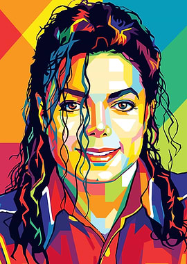 Michael Jackson Pop Art Portrait