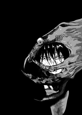 Manga Horror Illustration
