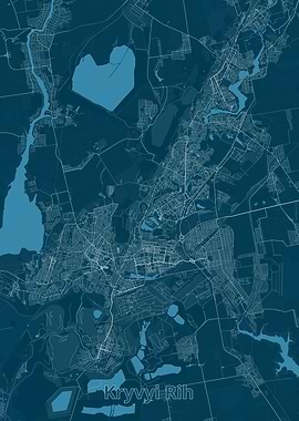 Kryvyi Rih City Map