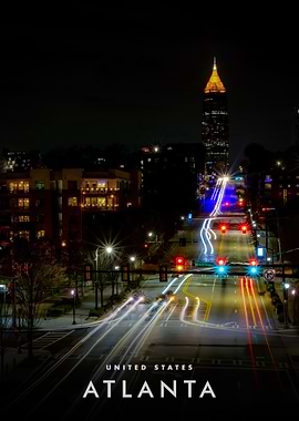 Atlanta at Night: Cityscape Photography