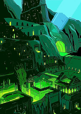 Green Mountain Cityscape