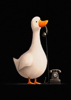 Duck on the Phone