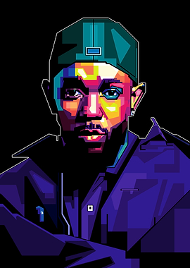 Kendrick Lamar Pop Art