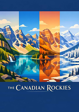 The Canadian Rockies Four Seasons