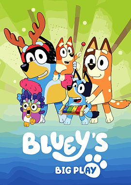 Bluey's Big Play Cartoon Characters