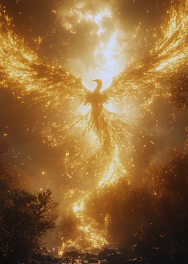 Fiery Phoenix Rising