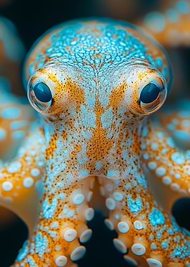 Close-up Octopus Portrait