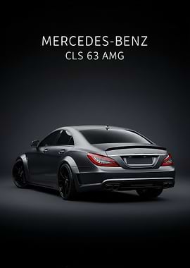 CLS 63 AMG Rear poster