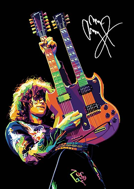 Jimmy Page Double Guitar