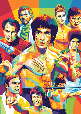 Bruce Lee and Martial Arts Stars