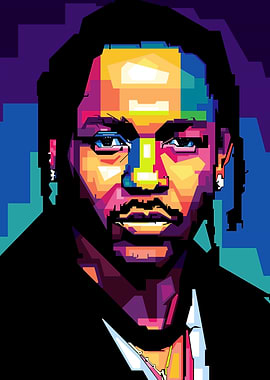 Kendrick Lamar Pop Art