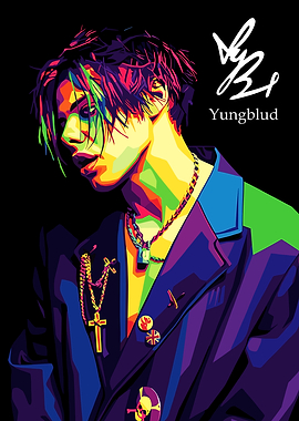 Yungblud Pop Art Portrait