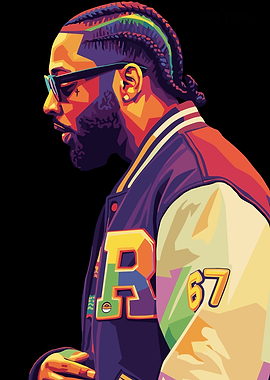 Brent Faiyaz Pop Art