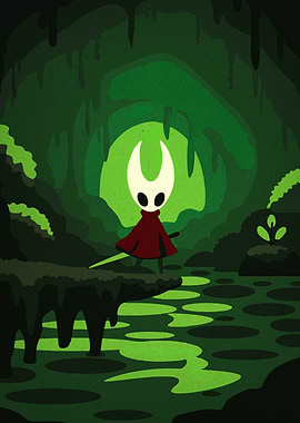Hollow Knight in Green Cave