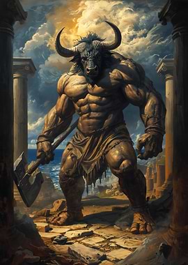 Minotaur with Axe