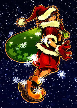 Sora Claus with Christmas Sack