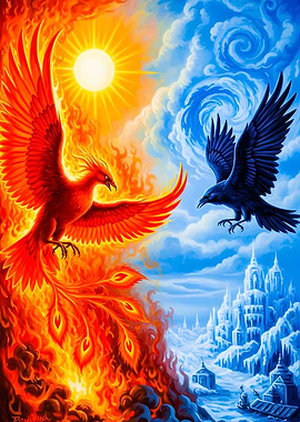 Phoenix and Raven: Fire and Ice