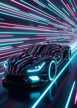 Neon Car Speed