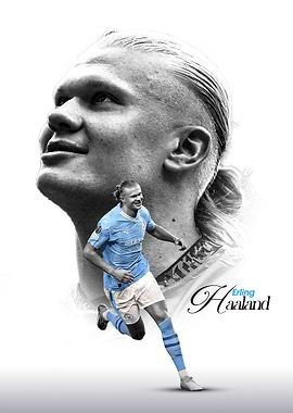 Erling Haaland Portrait