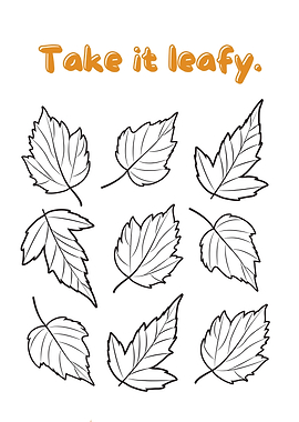 Take it leafy Nature Pun