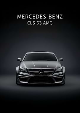 Mercedes-Benz CLS 63 AMG Car poster