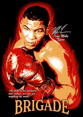 Iron Mike Tyson Brigade Poster