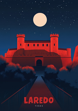 Laredo Texas Nightscape