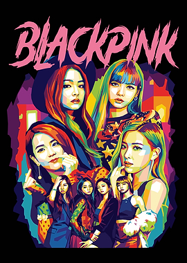 Blackpink Pop Art Portrait