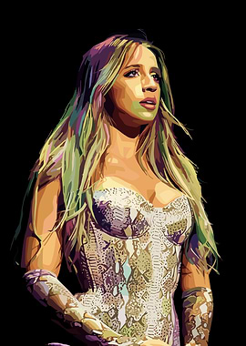 Tate McRae Digital Art Portrait