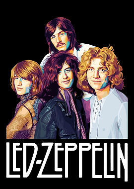 Led Zeppelin Band Portrait