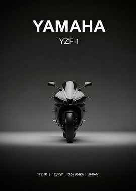 Yamaha YZF-1 Motorcycle poster