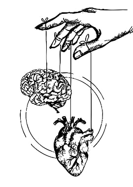 Brain and Heart Puppet