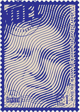 Noel Gallagher Stamp Art