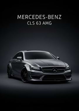 CLS 63 AMG car poster