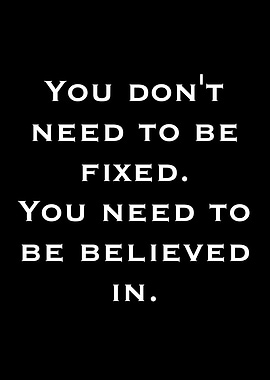 Belief over Fixation Text Art