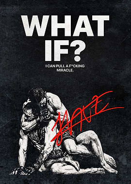 Inspirational Minimalist Poster – “What If”