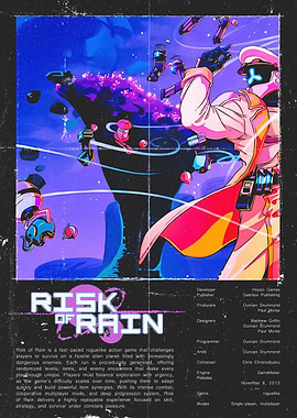 Risk of Rain Game Poster