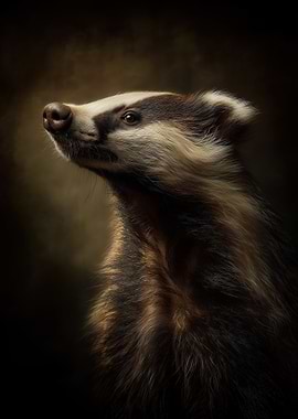 Badger Portrait