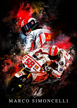 Marco Simoncelli Motorcycle Racing