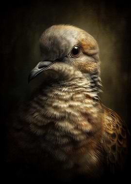 Portrait of a Mourning Dove