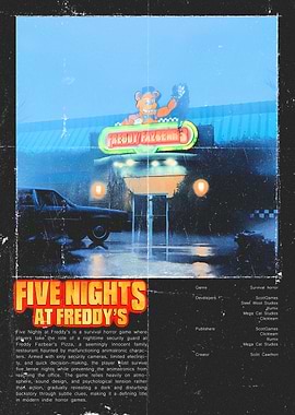 Five Nights at Freddy's Game Poster