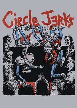 Circle Jerks Concert Illustration