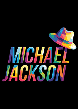 Michael Jackson Colorful Pop Art