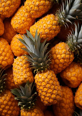 Fresh Yellow Pineapples