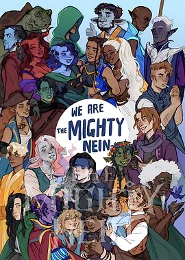 The Mighty Nein Group Portrait