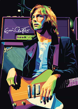 Eric Clapton Portrait