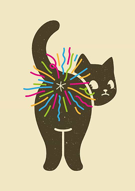Cat Butt Rainbow