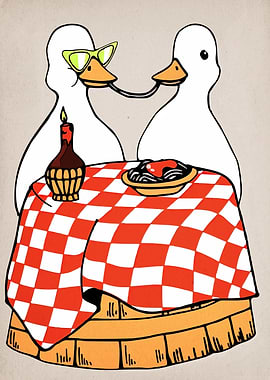 Duck Spaghetti Romance