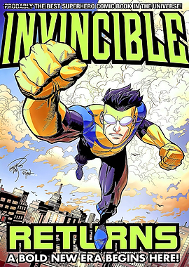 Invincible Returns Comic Book Cover